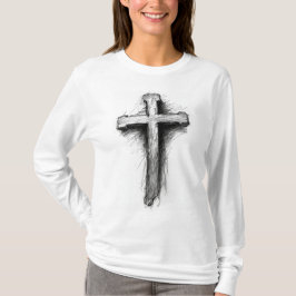 Dames Lange Mouw T-shirt met Krachtige Christelijk