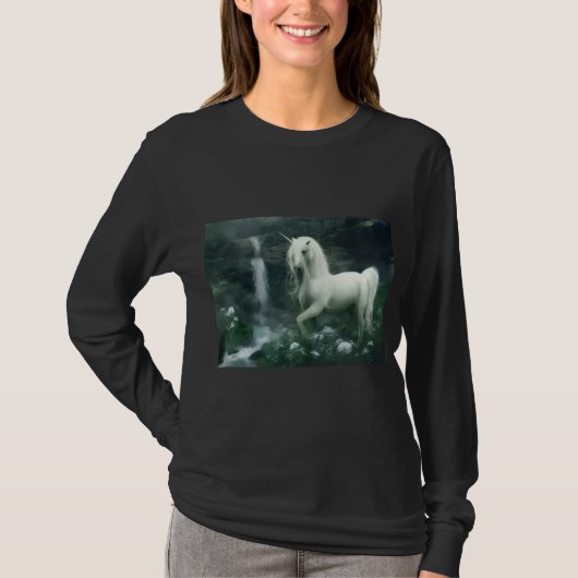 dames lange mouwen t-shirt (Voorkant)
