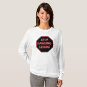 Dames Lange Mouwen T-shirt (Voorkant volledig)