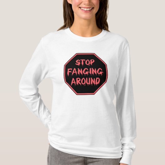 Dames Lange Mouwen T-shirt (Voorkant)