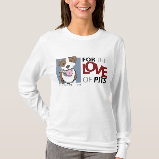 Dames lange mouwen t-shirt (Voorkant)