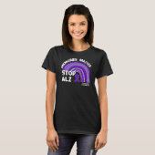 Dames langste dag Alzheimer's Association 2024 T-shirt (Voorkant volledig)