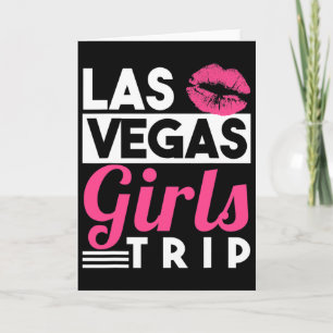 Dames Las Vegas Meisjesreis T-shirt Vakantie Chelo Kaart