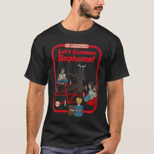 Dames Laten we Baphomet oproepen Vintage kinderspe T-shirt