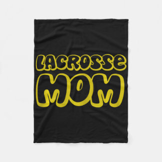 Dames Lax Moeder Moederdag Lacrosse Moeder  Fleece Deken