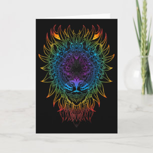 Dames Leeuwin Mandala Kunst Zen Yoga Meditatie Boh Kaart
