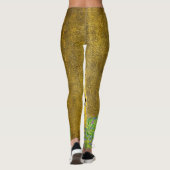 Dames Leggings met Klimt's The Kiss (Achterkant)