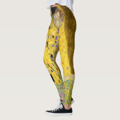 Dames Leggings met Klimt's The Kiss (Links)