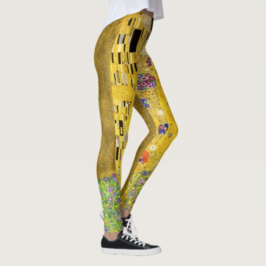 Dames Leggings met Klimt's The Kiss (Rechts)