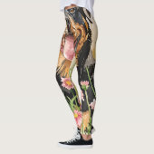 Dames Leggings – Rottweiler Hondenprint (Links)