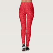 Dames Leggings-Valentijnsharten Leggings (Achterkant)