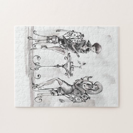 Dames Legpuzzel (Horizontaal)