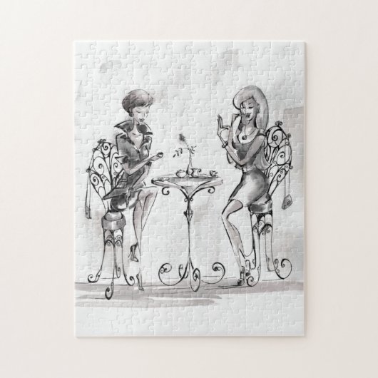 Dames Legpuzzel (Verticaal)