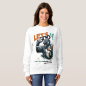 DAMES LET'S GOO LESSENEN LEREN SWEATSHIRT (Voorkant volledig)