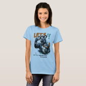 DAMES LET'S GOO LESSENEN T-SHIRT (Voorkant volledig)