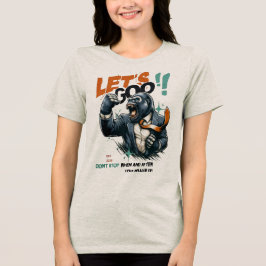 DAMES LET'S GOO LESSONS LEARN TEE Tri-Blend SHIRT