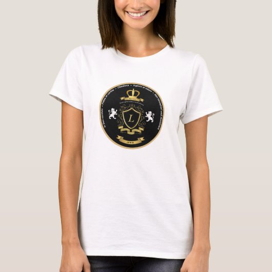 Dames Lewis Crest T-shirt (Voorkant)