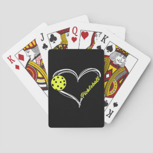 Dames Liefde Pickleball - schattige pickleball wed Pokerkaarten