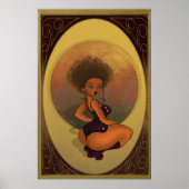 Dames lieveheersbeestje type poster (Voorkant)