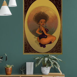 Dames lieveheersbeestje type poster