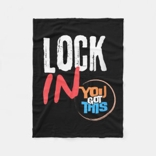 Dames Lock In Je Krijgt Dit Leraren Test Motivatie Fleece Deken