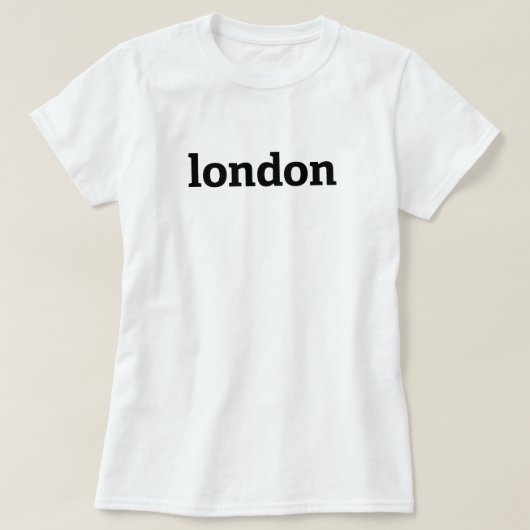 Dames London Street Style T-shirt (Design voorkant)