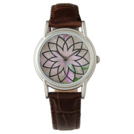  Dames Lotus Bloem Horloge