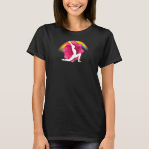 Dames Lotus Rood Yoga 1 T-shirt