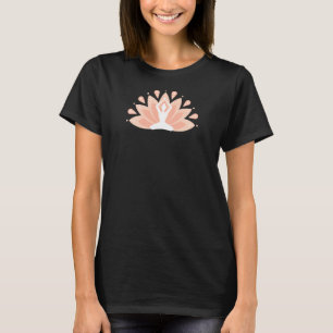 Dames Lotus Witte Yoga T-shirt