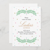 Dames Lunch Menu (Voorkant / Achterkant)