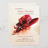 Dames Luncheon Fundraiser Kaart (Voorkant / Achterkant)