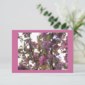 Dames Luncheon met Cherry Blossom Invitation Kaart (Staand voorkant)