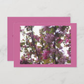 Dames Luncheon met Cherry Blossom Invitation Kaart (Voorkant / Achterkant)