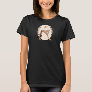 Dames Maan Groen Yoga  1 T-shirt