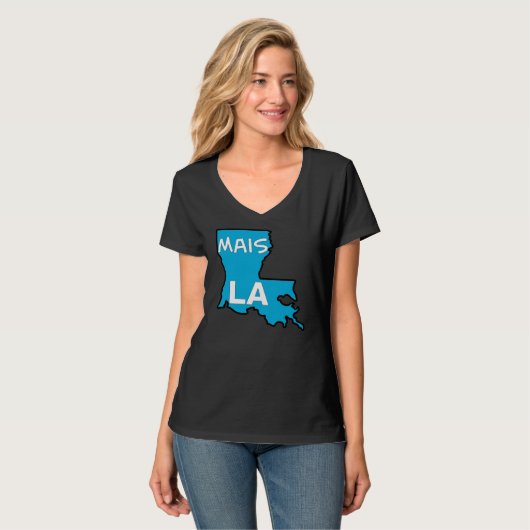 Dames' Mais LA T-shirt (Voorkant volledig)