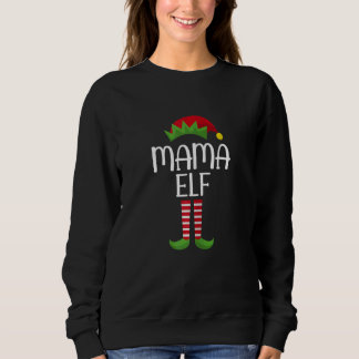 Dames Mama Elf Familie Matching Groep Kerstmis Pa Trui