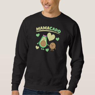 Dames Mamacado Avocado Zwangere Moeder Moeder Zwan Trui