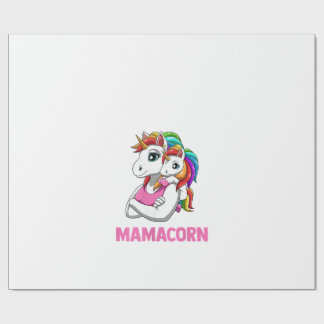 Dames Mamacorn - Moeder Dochter Eenhoorns Tank Top Cadeaupapier