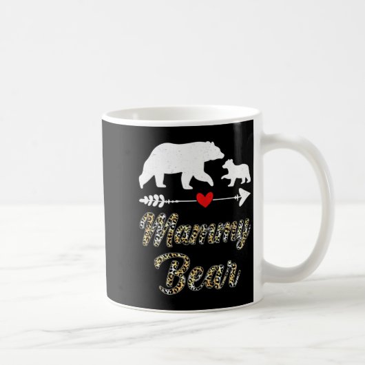 Dames mammy beer luipaard leuk moederdag beercub koffiemok (Rechts)