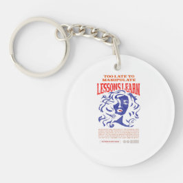 DAMES MANIPULEER LESLESSEN LEREN ACRYLIC SLEUTELHA SLEUTELHANGER