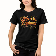 Dames March Equinox Art T-Shirt – Meisje & Zon
