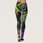 Dames Mardi Gras Leggings (Achterkant)