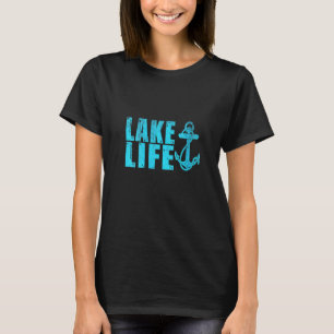 Dames Meer Leven Bootvaren Vissen Kayakken Zeilen T-shirt