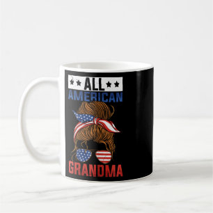 Dames Meisjes All American Oma 4 juli  Koffiemok