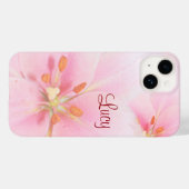 Dames/Meisjes Roze Lily iPhone / iPad case cadeau (Achterkant (horizontaal))