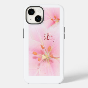 Dames/Meisjes Roze Lily iPhone / iPad hoesje cadea iPhone 14 Hoesje