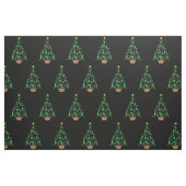 Dames Meisjes Softbal Kerstboom Stof (Fat Quarter)