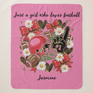 Dames/meisjes voetbal Sherpa deken