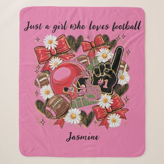 Dames/meisjes voetbal Sherpa deken (Voorkant)