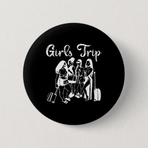 Dames Meisjesreis Vakantie Reizen Trouwen Ronde Button 5,7 Cm